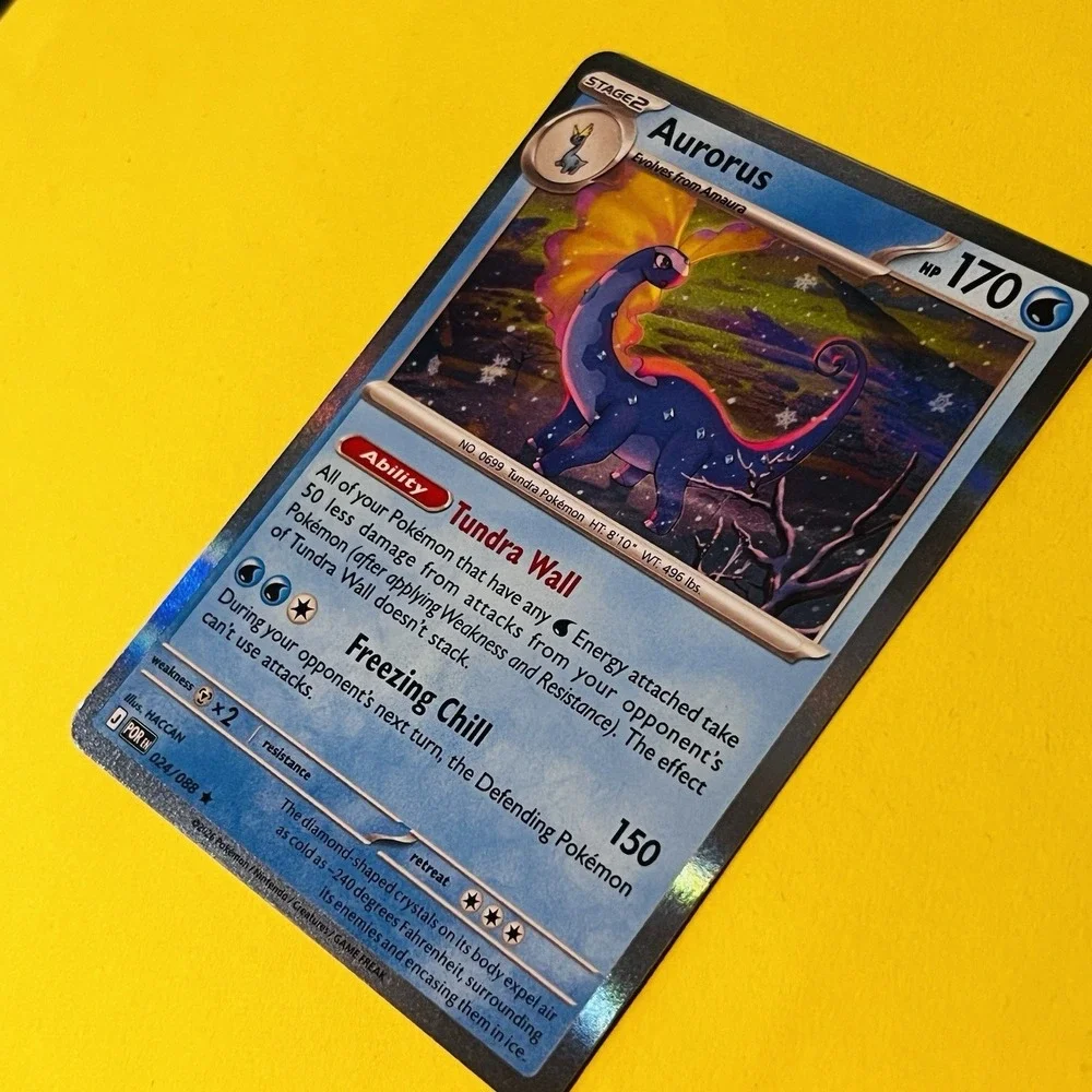 2026 Pokémon Aurorus 024/088 Holo Rare Tundra Wall